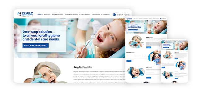 Family Dental Clinic Lead Driven Website Design