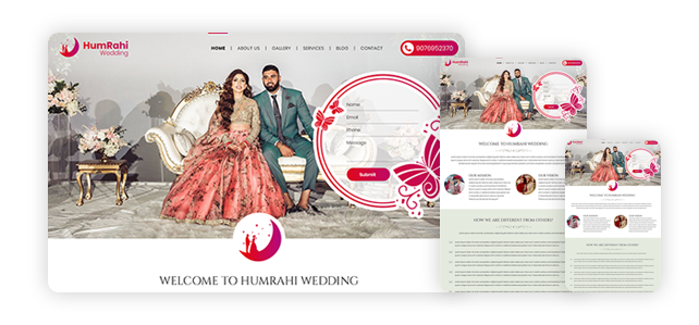 Humrahi Wedding – Web Design and Development